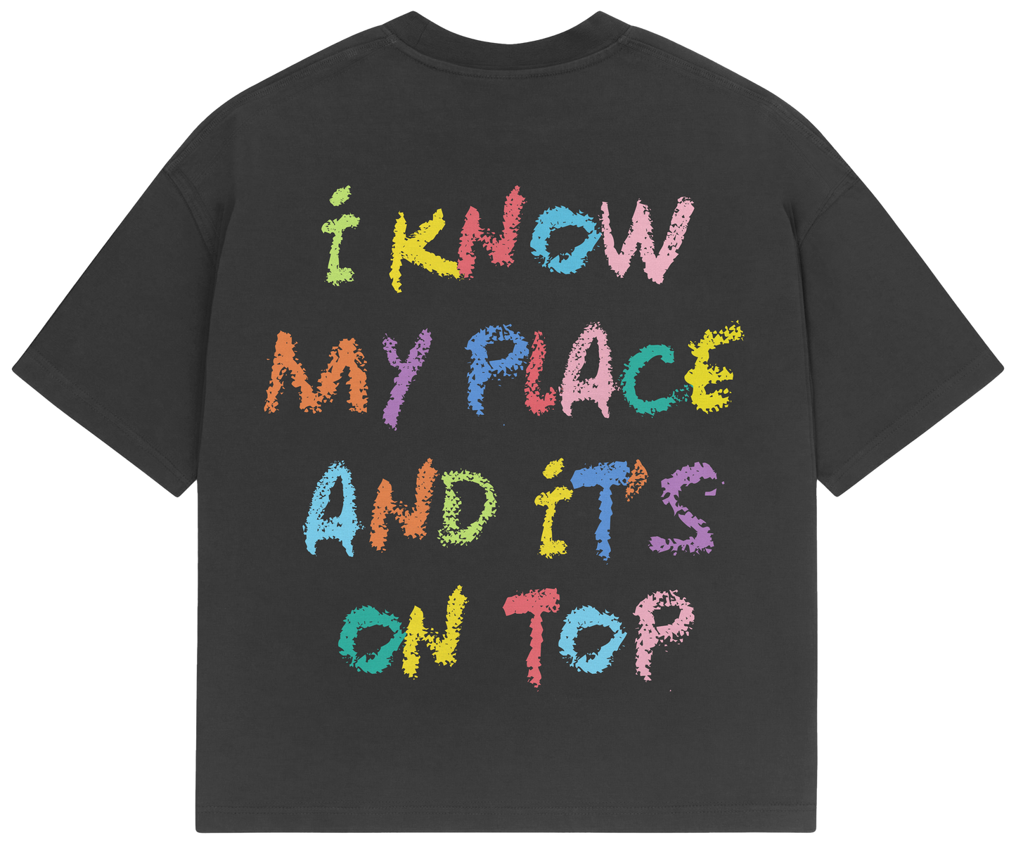 I Know My Place Tee - Black