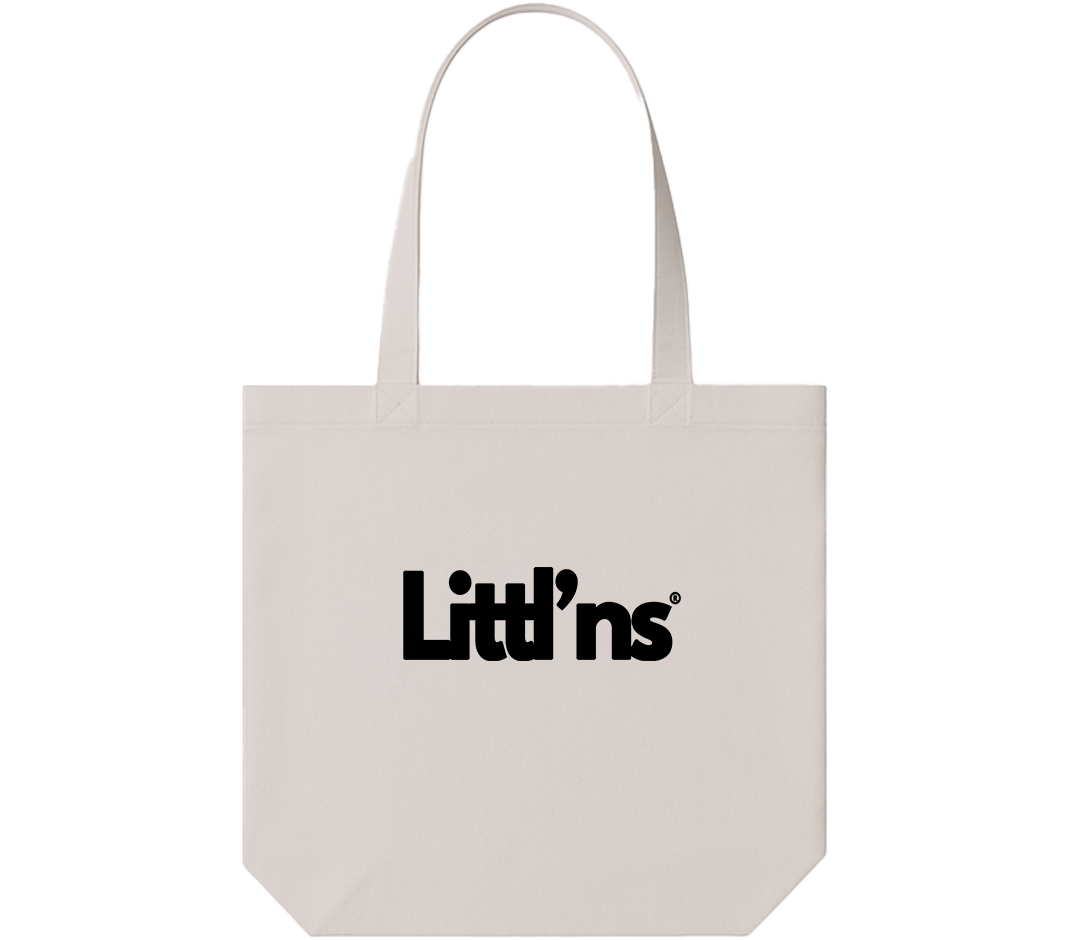Littlns™ Logo Tote Bag - Ecru
