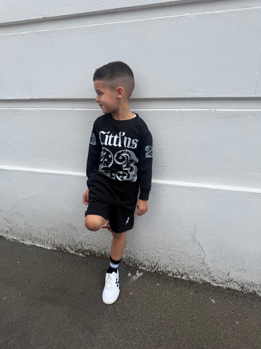 Littl’ns 23 Long Sleeve - Black