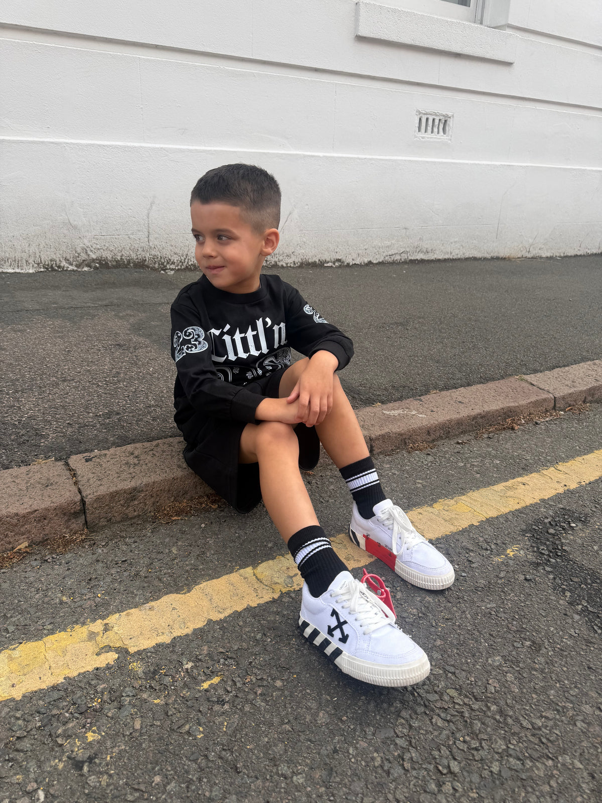 Littl’ns 23 Long Sleeve - Black