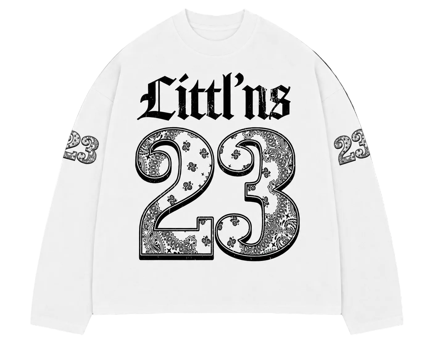 Littl’ns 23 Long Sleeve - White