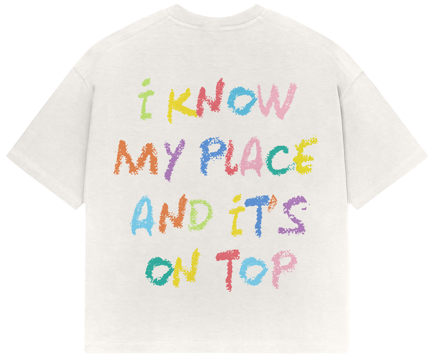 I Know My Place Tee - White